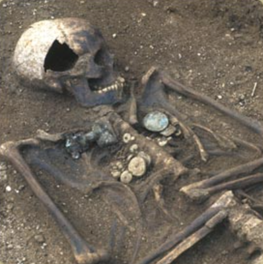Burial from 1981 Excavations