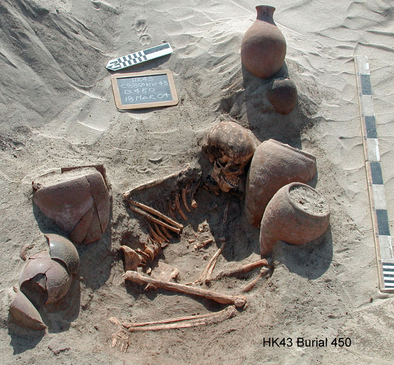Hierakonpolis burial 450 from HK43